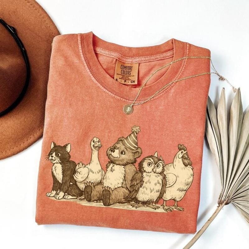 Comfort Colors Little Bear T-shirt Vintage 90s