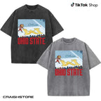 Ohio vs. Michigan Rivalitäts-Shirt, Ohio-Schriftzug auf großem M-T-Shirt, Buckeye-Fan-T-Shirt „Erase The M“, Geschenk für OSU-Fans 2025 