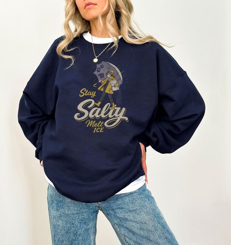Subtle Antii Ice Stay Salty Protest T-Shirt/Sweatshirt/Hoodie