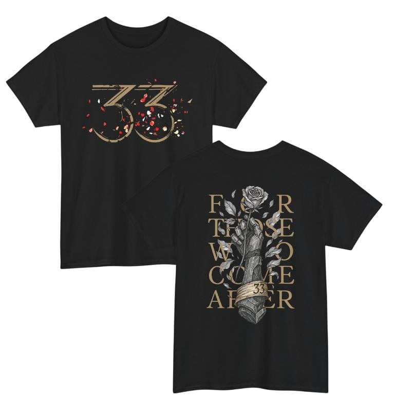 Gamer-Merchandise – Expedition 33 Shirt „For Those Who Come After“ Zitat Gamer Baumwolle Unisex T-Shirt (Sweatshirt, Hoodie) 