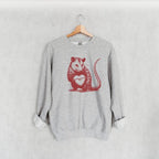 Possum Valentines Sweatshirt Funny Valentine Sweater