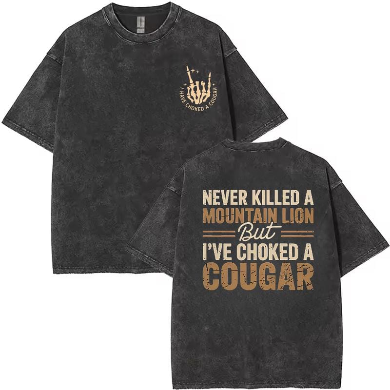 Cougar-Shirt von Gildan Soft Style Tee - Bigthree Apparel 
