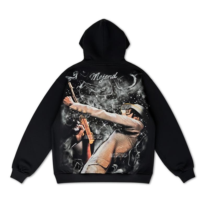 MeJend Unisex Graphic T-Shirt, Rhinestone Hoodie, 100% Cotton, Casual Tee & Pullover Hooded Sweatshirt, Streetwear for Men & Women