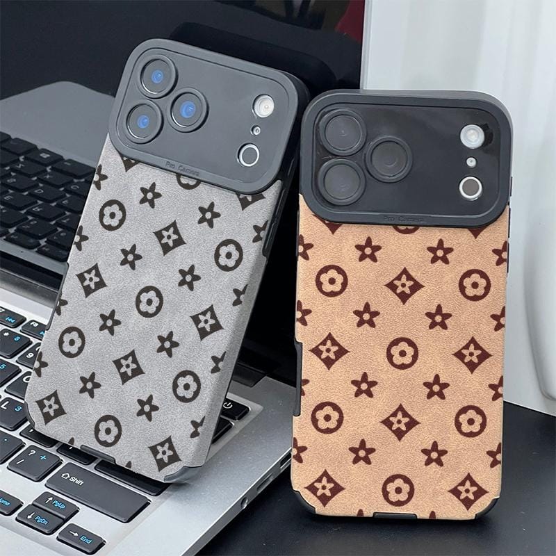 Luxury And Understated Floral Pattern Case Made of TPU and leather the touch is as delicate and skin friendly as velvet suitable for Apple 17 16 15 14 13 12 11 Pro Max Plus X XS MAX