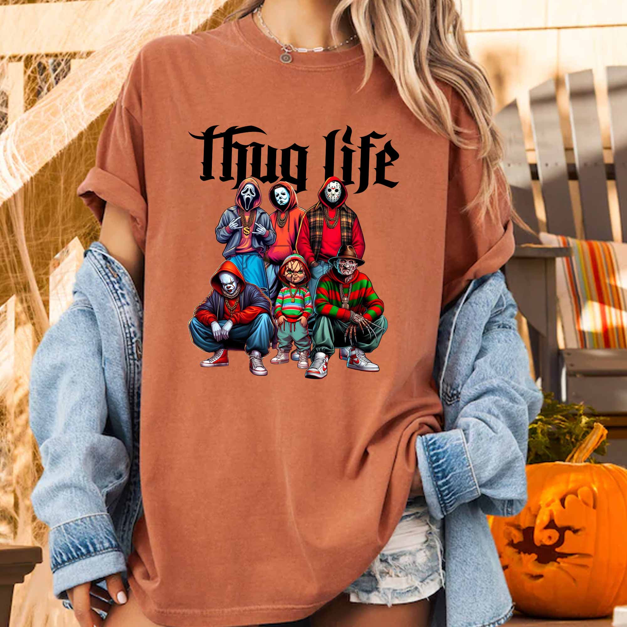 Thug Life Horror Ver. 3 – Sweatshirt, T-Shirt, Hoodie 
