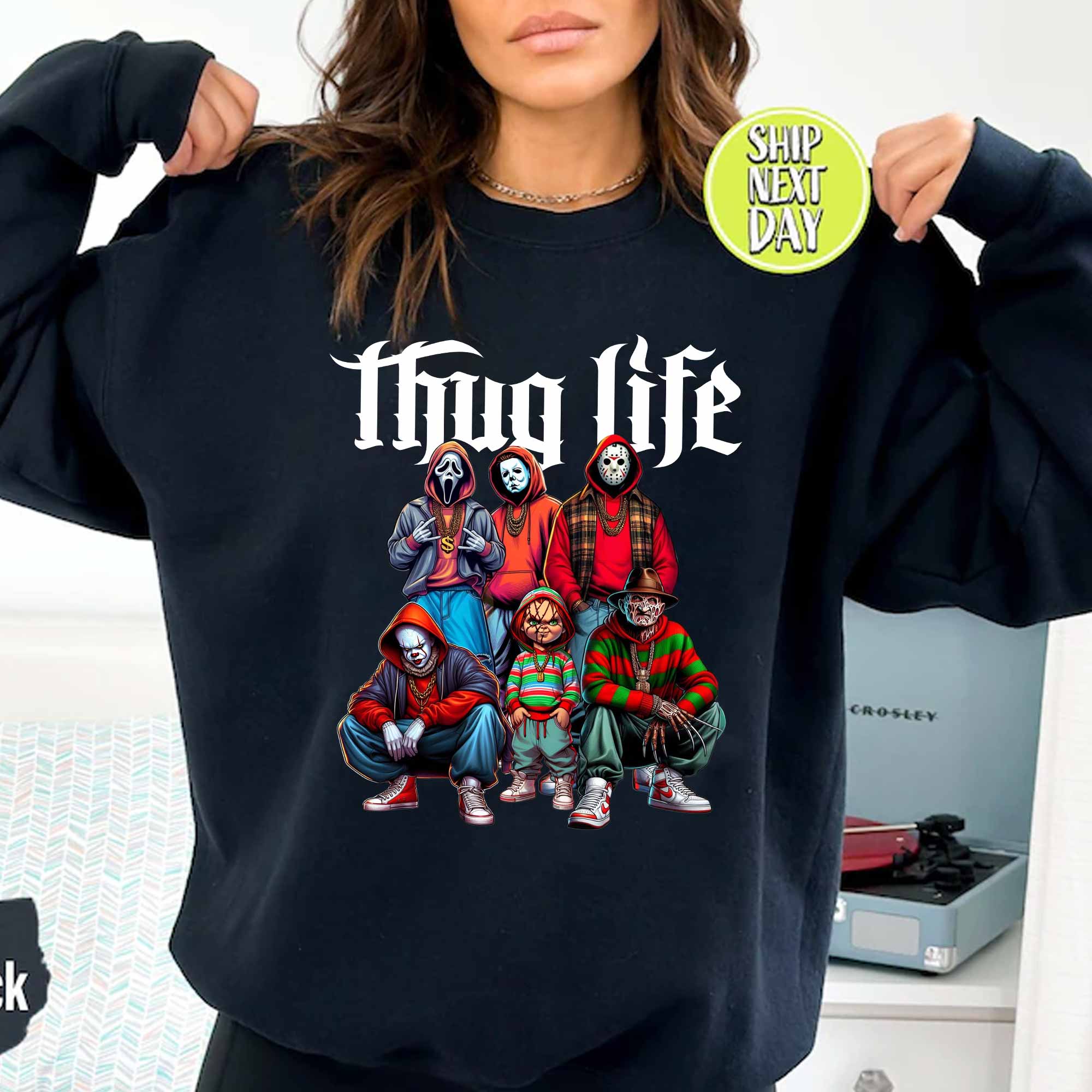 Thug Life Horror Ver. 3 – Sweatshirt, T-Shirt, Hoodie 