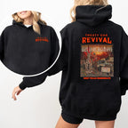 Neuerscheinung: Treaty Oak Revival West Texas Degenerate Hoodie – Country-Rock-Grafik-Hoodies, Western-Vintage-Cowboy-Musik-Sweatshirt, Retro-Band-Merchandise, perfektes Geschenk für Musikliebhaber 