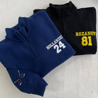 Team Hollanov besticktes Sweatshirt, Hollander Rozanov Hockey-Sweatshirt, Hockey Romance Unisex LGBT, Geschenk für Hockeyfans 