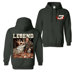Dale Earnhardt Hoodie mit Hirschmotiv, Vintage-Shirt für die Jagdsaison, Unisex-Grafik-Herrenoberteil für Renn- und Jagdfans, Streetwear 