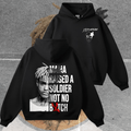 XXXTentacion Hoodie, „Mama Raised A Soldier“-Shirt, Vintage-Rapper-T-Shirt (beidseitig bedruckt), Retro-Tribute-Rapper-Pullover, XXXTentacion Y2K-T-Shirt, Geschenk für Ihn, Streetwear-Top 