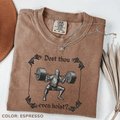 Lustiges Gym-T-Shirt von Comfort Colors, „Dost Thou Even Hoist“, Mittelalter-Ritter-T-Shirt, Mittelaltermarkt, Lustiges Mittelalter-T-Shirt, Lustiges Gym-T-Shirt, Geschenk für Fitnessbegeisterte 