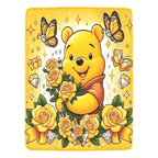 DISNEY CLASSIC Winnie the Pooh & Tigger Floral Throw Blanket