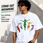 Metallic Jesus Graphic T-Shirt