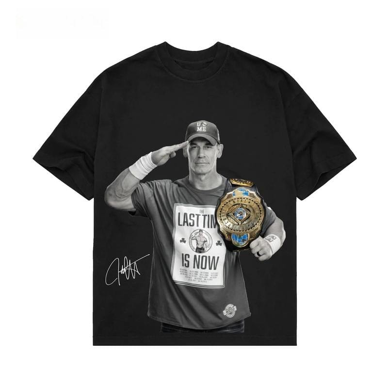 John Cena Grand Slam Champion T-Shirt, WWE Fan-Shirt, John Cena WWE T-Shirt, Unisex-Grafik für WWE-Fans, WWE T-Shirt, Herren-Baumwoll-Rundhals-Top 