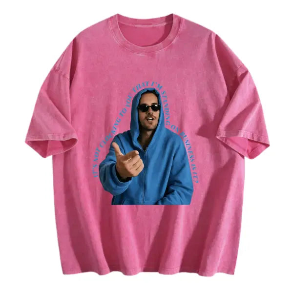 It’s Not Clocking To You Belieber Coachella Streetwear graphic tees Unisex T-Shirt | Unisex Oversized Cotton Shirt