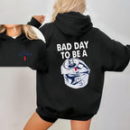 Bad Day To Be A   2-Sided T-shirt, Beer Drinking Shirt for Men and Women, Cotton Fabric Tshirt, Printed Women's Tops, Casual