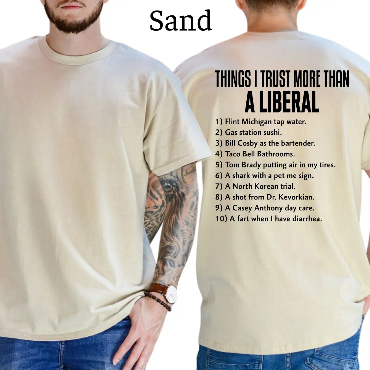 Funny Political Graphic Tee Patriot Conservative Casual Short Sleeve T-shirt Men Gift