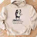 Ich muss komische Sachen sagen, sonst sterbe ich – Lustiges Frosch-Shirt – Lustiger Hoodie, Geschenk-Sweatshirt, Parodie-T-Shirt, Sarkastisches T-Shirt, Lustiges Tier, Verrückt 