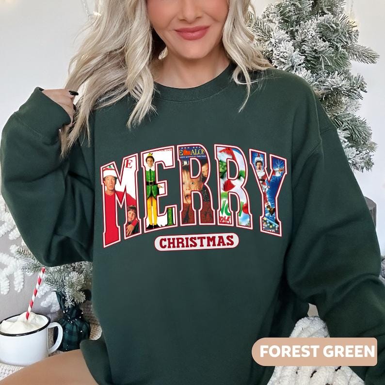 Frohe Weihnachten 90er-Jahre-Filme-Shirt 