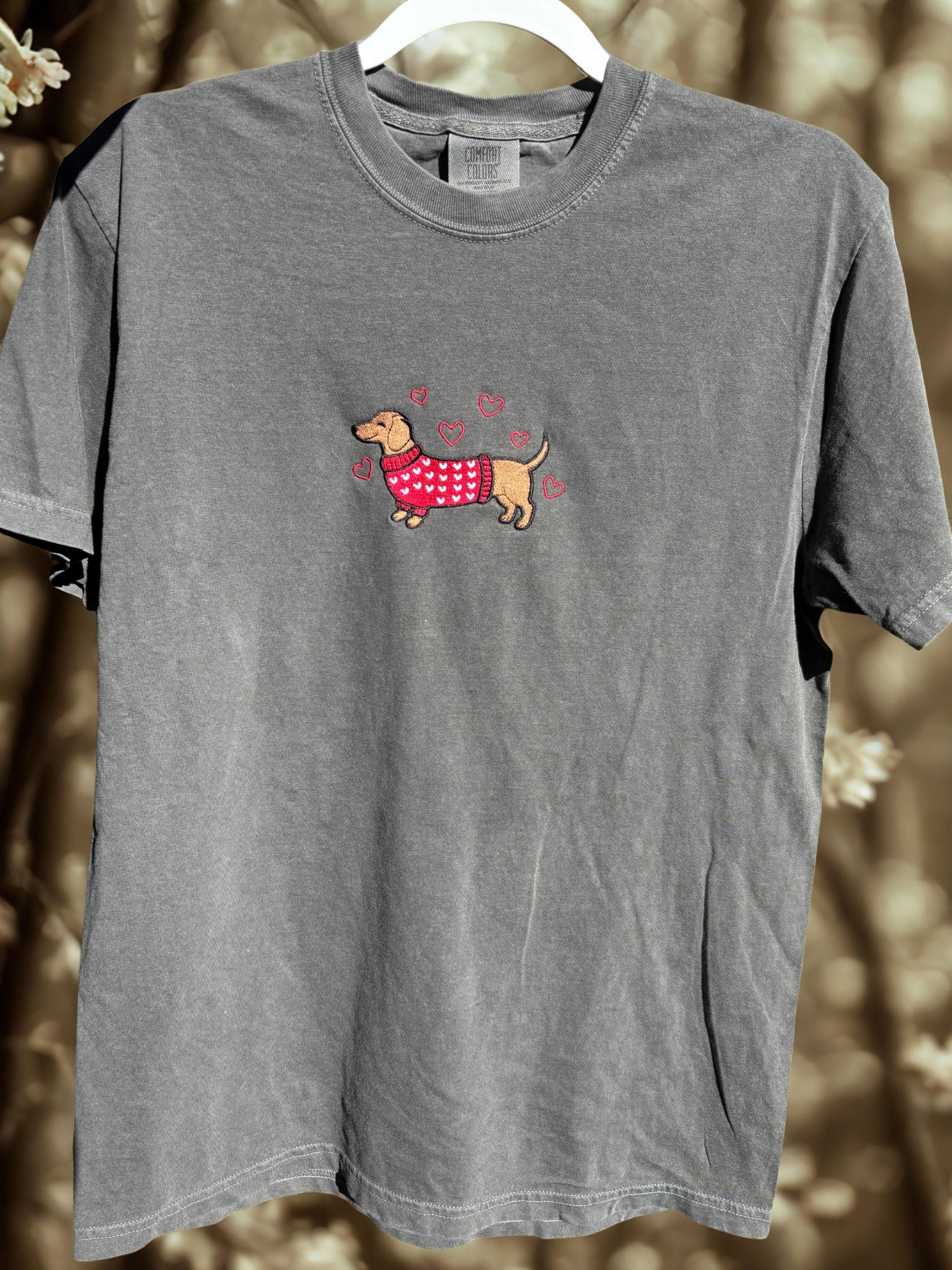 Valentines Dachshund Sweatshirt