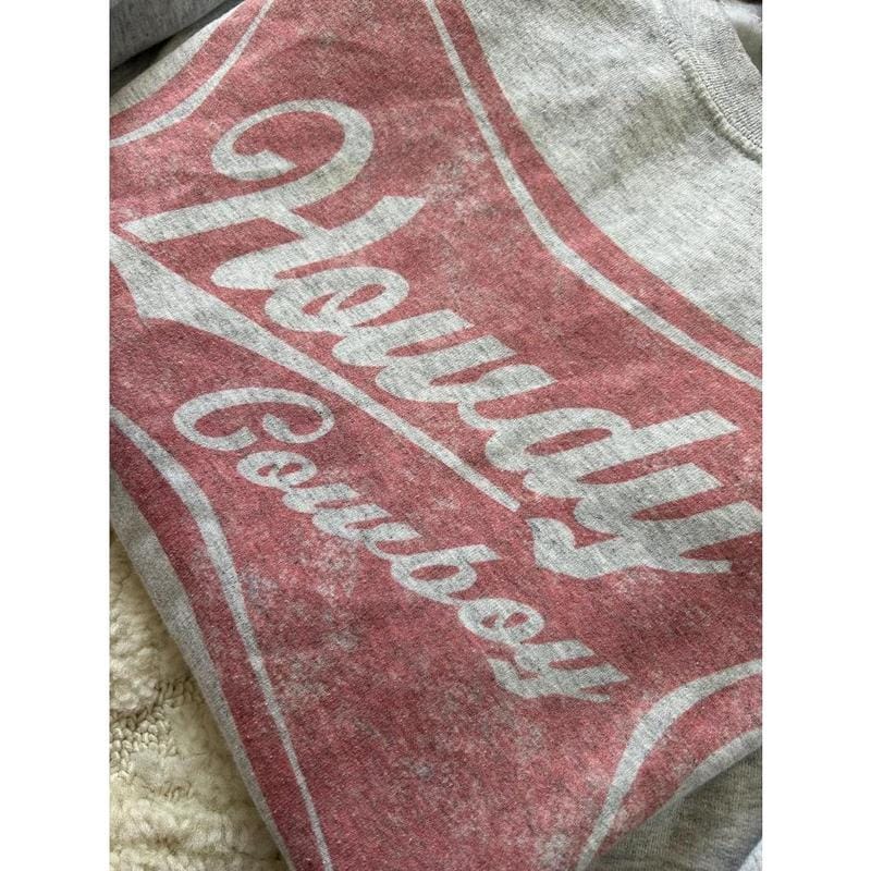 Howdy Cowboy Rundhals-Sweatshirt, Howdy Western Sweatshirt, Yee Haw Pullover, Cowgirl-Shirt, Country Cowboy T-Shirt, Southern Howdy Shirt, Westernkleidung Geschenk für sie Cowgirl 