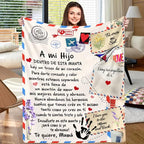 "A Letter to My Kids" Custom Blanket | Personalized Gift for Son & Daughter