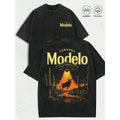 Vintage Cerveza Modelo UFO Abduction Tee | Retro Desert Graphic T-shirt