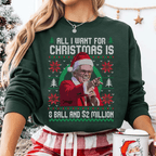 Baby Billy – Alles, was ich mir zu Weihnachten wünsche, ist eine 8-Ball-Kugel und 2 Millionen Dollar – Weihnachtspullover, lustiger Onkel Baby Billy – hässlicher Weihnachtspullover, The Righteous Gemstones – Weihnachten 