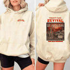 Neuerscheinung: Treaty Oak Revival West Texas Degenerate Hoodie – Country-Rock-Grafik-Hoodies, Western-Vintage-Cowboy-Musik-Sweatshirt, Retro-Band-Merchandise, perfektes Geschenk für Musikliebhaber 