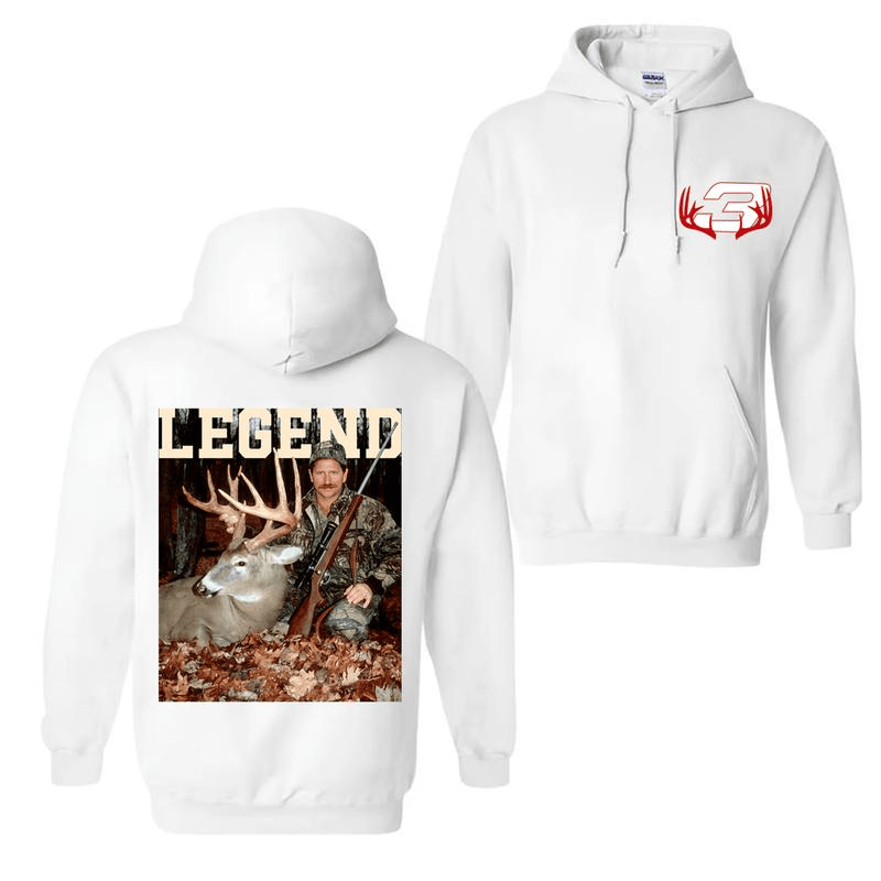 Dale Earnhardt Hoodie mit Hirschmotiv, Vintage-Shirt für die Jagdsaison, Unisex-Grafik-Herrenoberteil für Renn- und Jagdfans, Streetwear 