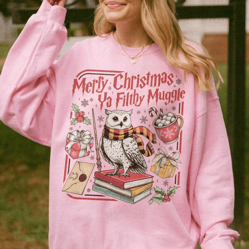 Fröhliche Weihnachten, du Schlingel! Vintage-Sweatshirt, Retro-Zauberer-Weihnachtspullover, Zauberer-Weihnachtsgeschenk für Fans 