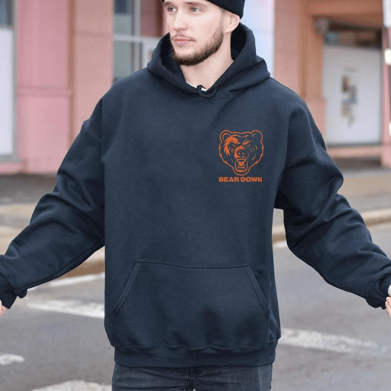 Chicago Football „Good Better Best“-Hoodie (beidseitig bedruckt), Bear Down Shirts, Chicago Sport-Shirt, Fangeschenke 