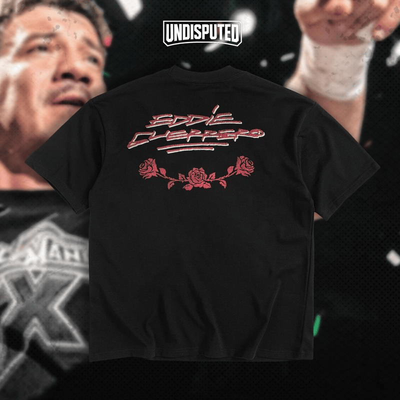 UNDISPUTED Eddie Guerrero Latino Heat WWE Champion T-Shirt aus schwerer Baumwolle, Wrestlemania XX T-Shirt, Lucha Wrestling Libre Hoodie, Fanbekleidung, Herrenbekleidung, atmungsaktiver Direktdruck 