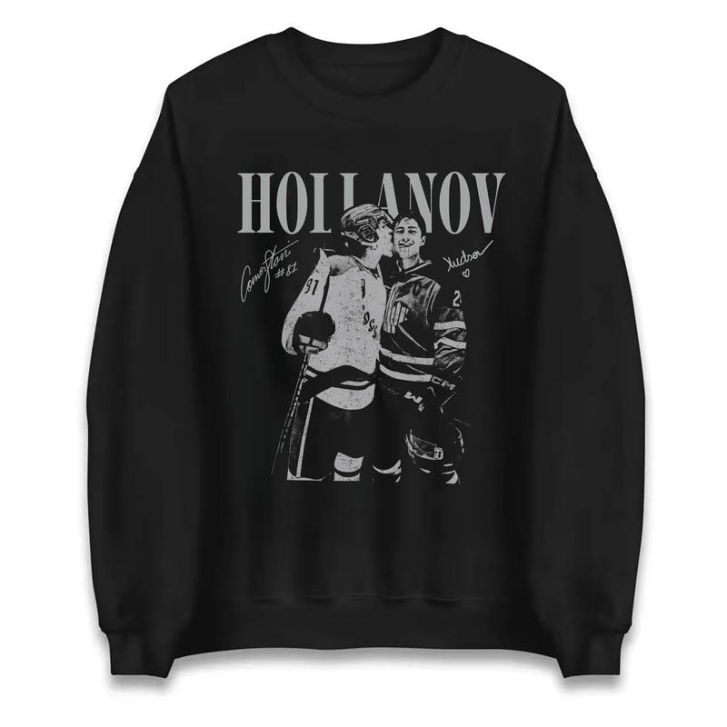 Retro Shane Hollander Ilya Rozanov Hockey Shirt, Vintage Graphic T-Shirt, Funny Hudson Williams Connor Storrie Tee, Unisex Shirt for Movie Lover