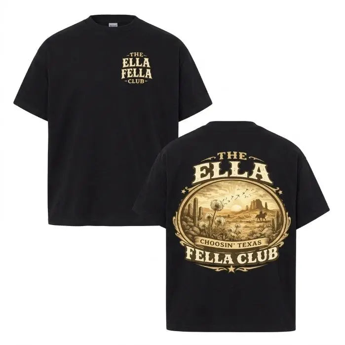 The Ella Fella Club Vintage Western Shirt, Choosin Texas Cowboy Graphic Tee, Retro Desert Cactus Unisex Shirt, T Shirt, Washed Tee, Comfort Colors
