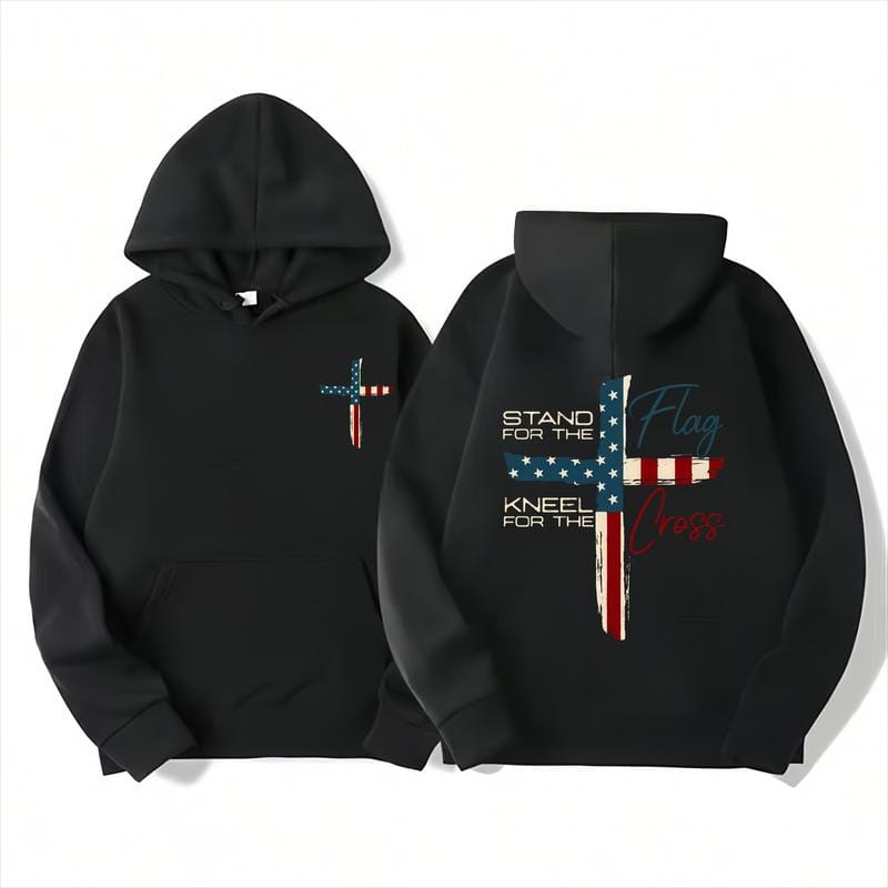 Stand for Flag Kneel for Cross Religious T-Shirt/Sweatshirt/Hoodie