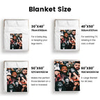 Rapper Singer Drake Flannel Blanket Inspired Ultra Soft Flannel Blanket Warm and Cozy Living Room Shawl Office Blanket Sofa Decoration Four Seasons Travel Blanket Multipurpose Gift Blanket Home Decor Accessory Digital Printing