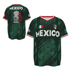 Mexico Soccer Jersey Chichén Itzá Pyramid Retro All Over Print Classic Throwback