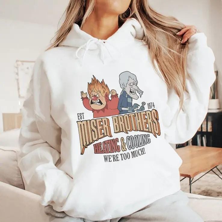 Heizung und Kühlung – Wir sind zu viel! Sweatshirt-Hoodie, Miiser Brothers Heizungs- und Kühlungs-Shirt 