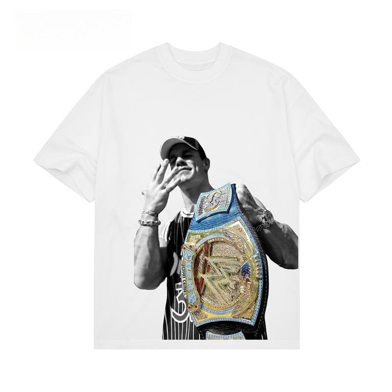 JOHN CENA „SPINNER BELT SENIOR RAPPER“-T-Shirt, Wrestling-T-Shirt, Wrestling-Grafik-T-Shirt, Wrestler-Shirt, Sportshirt, Vintage-Wrestling-Shirt, Wrestling-Geschenk 