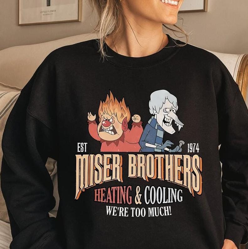 Heizung und Kühlung – Wir sind zu viel! Sweatshirt-Hoodie, Miiser Brothers Heizungs- und Kühlungs-Shirt 