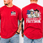 Lonesome Dove Western Movie T-Shirt - Funny 4th of July Independence Day Graphic Tee，MADE IN USA
