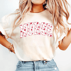 Nurse Valentine Comfort Colors Shirt, Valentine Nurse Shirt, RN Valentine T-Shirt