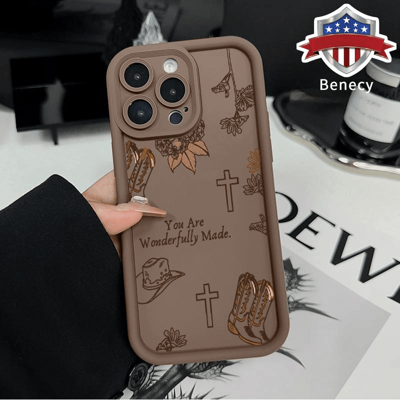 Western Religion Pattern TPU Phone Case