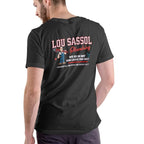 LOU SASSOL PLUMBING Unisex Cotton T-Shirt We Go In Dry And Leave Wet Funny Design for Plumbing Enthusiasts Comfortable Cotton Playful Design Ideal for Everyday Wear
