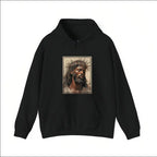 Black Jesus Shirt Face Of Jesus Cross With Crown Of Thorns T-Shirt