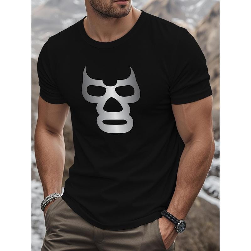 Men's fully printed short-sleeved T-shirt