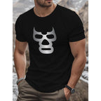 Men's fully printed short-sleeved T-shirt