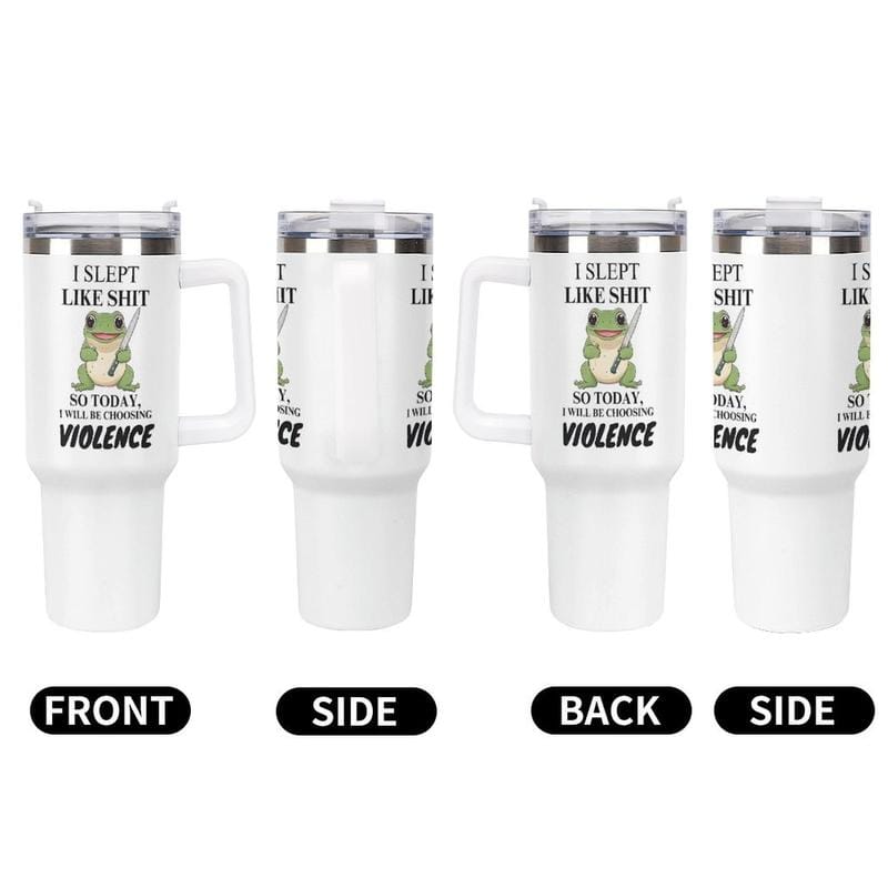 Kawaii Rude Frog Insulated Tumbler 20oz/40oz