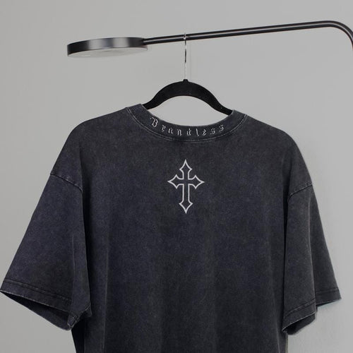Markenloser JJBA Jesus Acid Wash Pumpendeckel 